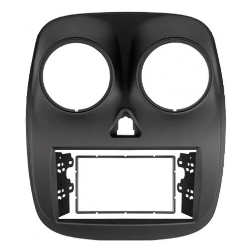 MOLDURA PARA CENTRAL MULTIMIDIA MP5 7 POL PALIO ATTRACTIVE 2012 A 2017 PRETO FOSCO em Oferta na Shopee