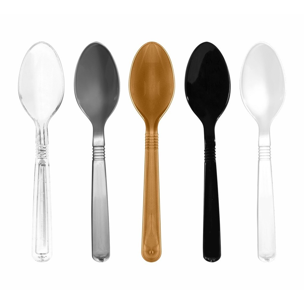 100 Colher Descartável Forte para Refeição em Oferta na Shopee