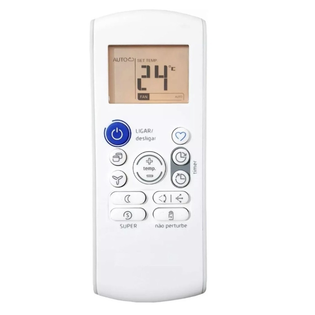 Controle Remoto para Ar Condicionado Samsung Admiral Comfee Carrier Xperience Tempstar Maxiflex