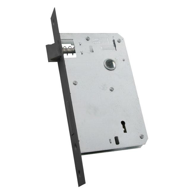 maquina fechadura interna 55mm canto reto preto fosco alianca - Home & Living