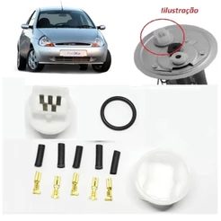 Reparo Conector Tampa Ferro Bomba Combustível Ford Ka Fiesta