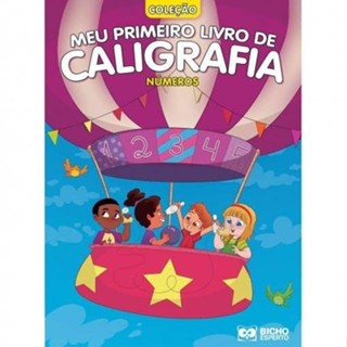 Meu Primeiro Livro de Caligrafia - Números Bastão em Oferta na Shopee