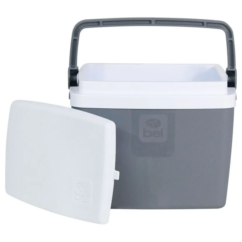 Caixa Térmica 6 Litros Cinza Bel - CINZA BEL 070608 em Oferta na Shopee