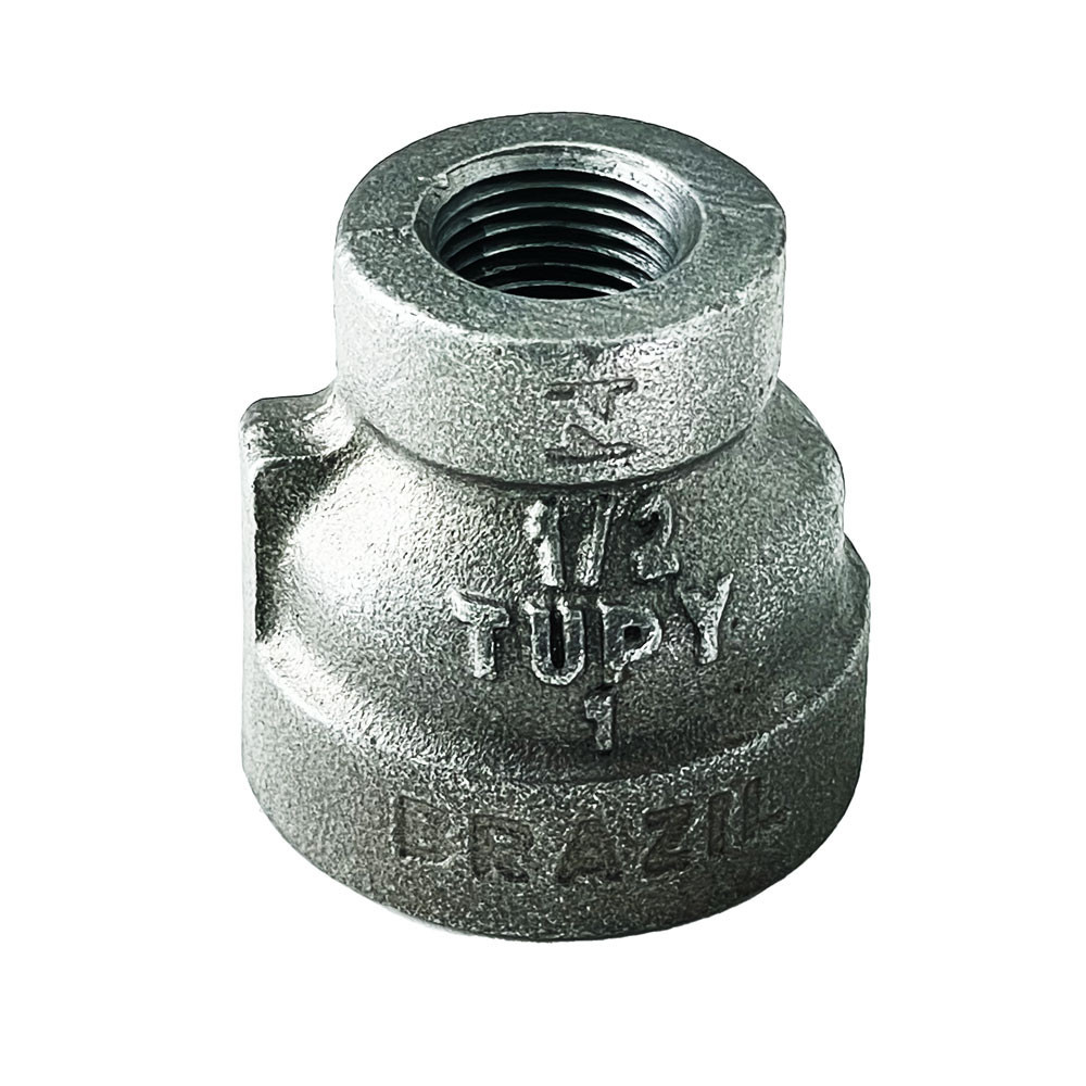 Luva Red Tupy 1" x 1/2" NPT 300 LBS Preto