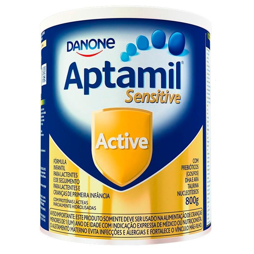Formula Infantil Aptamil Sensitive Active 800g em Oferta na Shopee