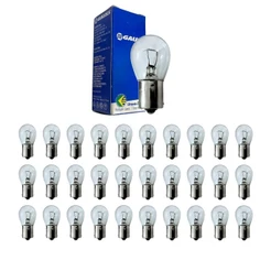 Kit 30 Lampada 1 Polo 1141 24v P21w Gauss GL1141B Lampada 1 Polo Caminhão Onibus