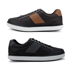 Kit 2 Sapatenis Masculino Star Fox Casual Com Fechamento Elástico