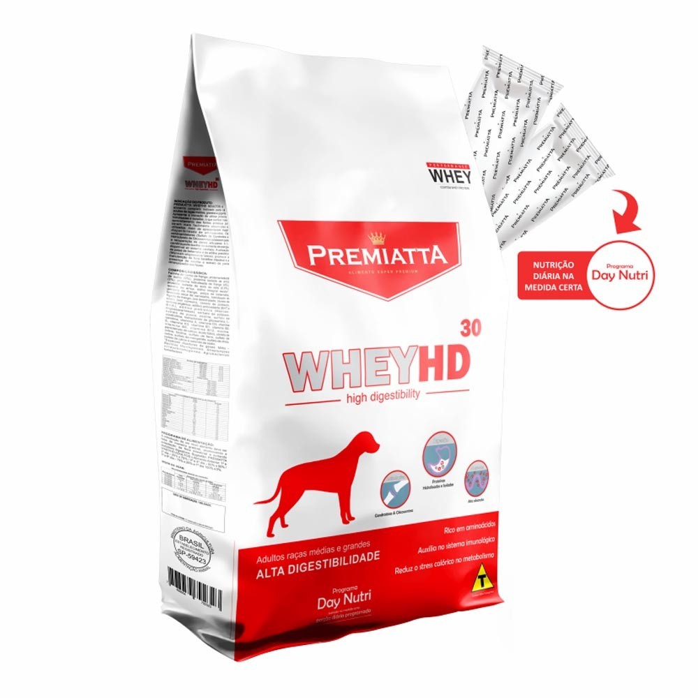 Ração Premiatta Cães Wheyhd Adultos 12kg em Oferta na Shopee
