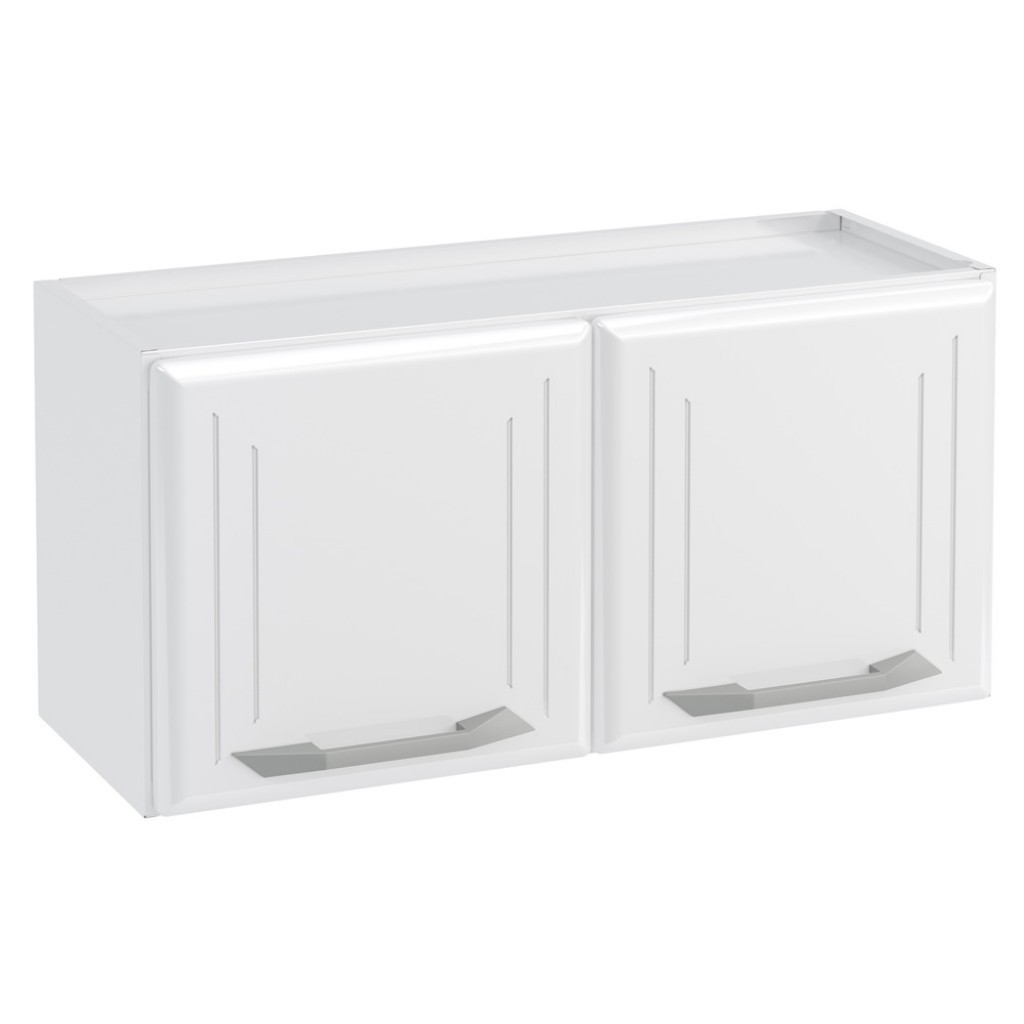 Armário de Cozinha de Aço Aéreo Duplo Telasul Topázio Branco em Oferta na Shopee