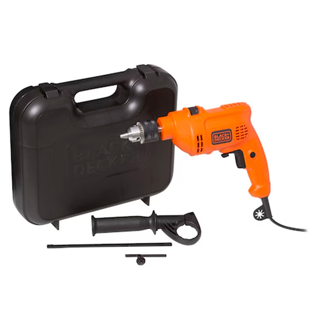 Furadeira de Impacto Black + Decker 1/2 (13MM) 560W 220V Laranja - TM555KB2 em Oferta na Shopee