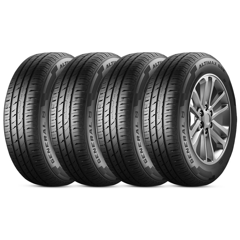 Kit 4 Pneu General by Continental Aro 14 185/70r14 88h Tl Al em Oferta na Shopee
