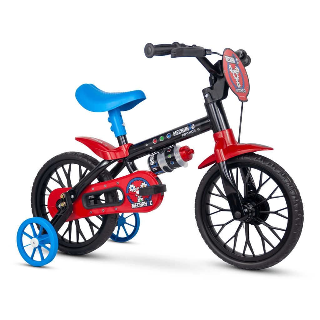 Bicicleta Bike Criança 2 A 5 Anos Aro 12 MECHANIC Nathor Infantil C/ Rodinha MENINO de 90cm a 1m em Oferta na Shopee