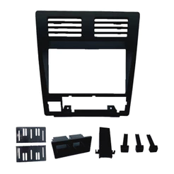 Moldura 2 Din MP5 Gol Quadrado, Voyage e Parati CL, Saveiro CL - Preta
