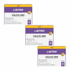 Kit 3 und Lavitan Cálcio MDK 30cpr