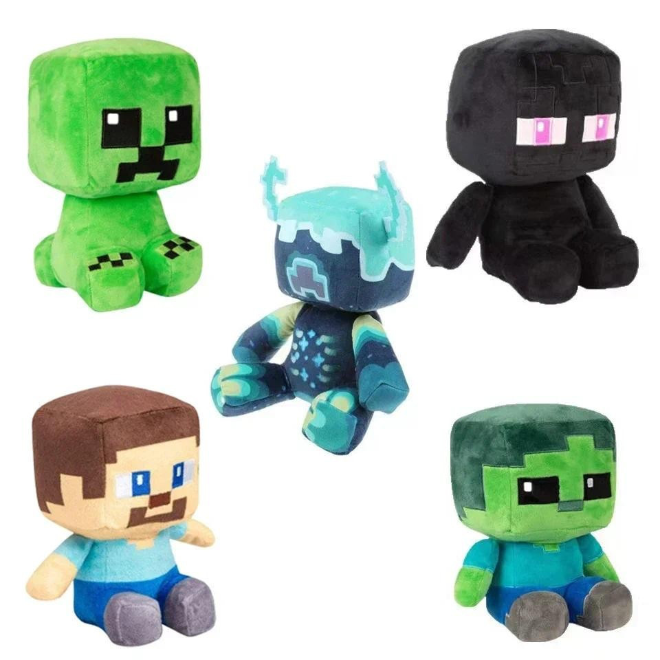 Figura de Jogo de 20cm My Worlds, Boneco de Pelúcia de Animal, Porco, Enderman, Creeper, Ovelha, Coleção Maci PB5U