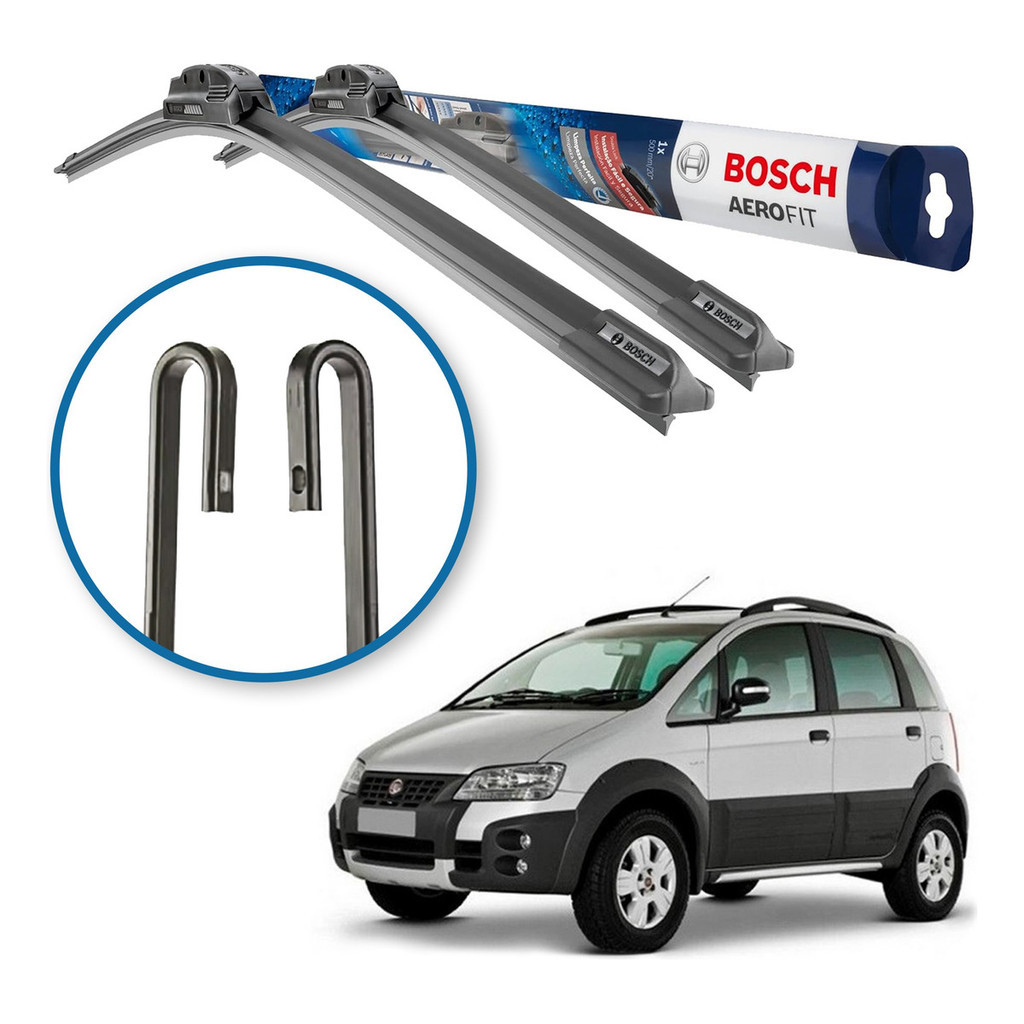 Palheta Limpador Parabrisa Original Bosch Fiat Idea Adventure 2005 A 2010 em Oferta na Shopee