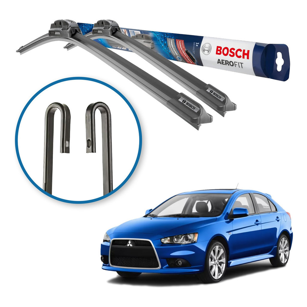 Palheta Limpador Parabrisa Original Bosch Mitsubishi Lancer Sportback 2010 A 2013