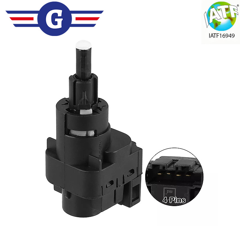 Interruptor Sensor Luz Freio  Compatível com Gol, Fox, Spacefox, Crossfox e Polo (2006 em diante) - Peça 6Q0945511