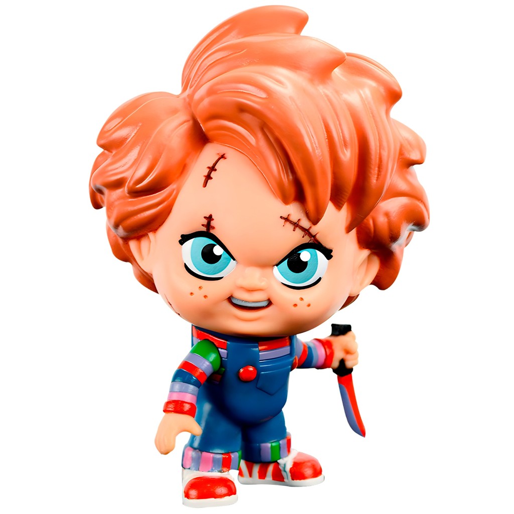 Chucky Boneco Colecionável Fandom Box 100 Figura De Ação Com Expositor Acrílico - Líder Brinquedos