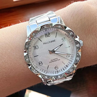 Relógio Feminino Dourado Banhado a Ouro 18k A Prova D'água de Quartzo em Aço Inoxidável Doluck
