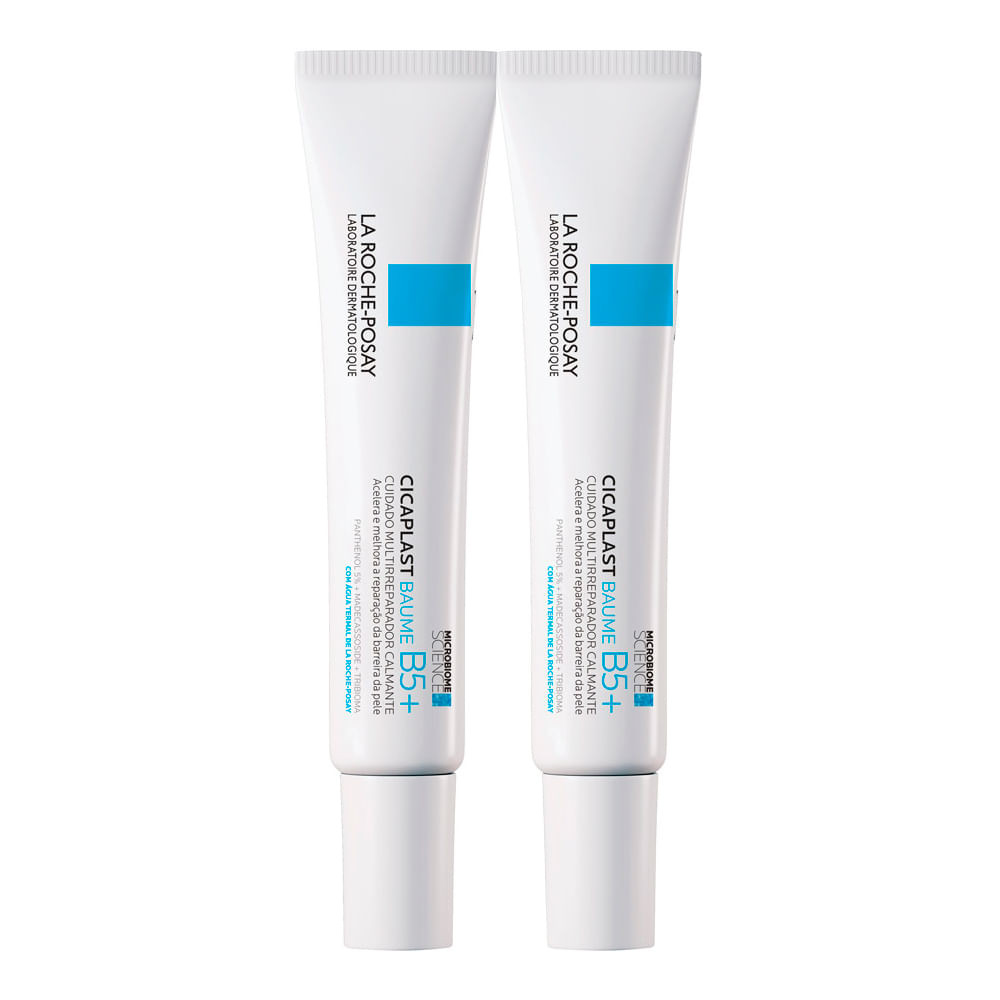 Kit 2 Cicaplast Baume B5+ La Roche Posay Cuidado Multirreparador Calmante 20ml em Oferta na Shopee