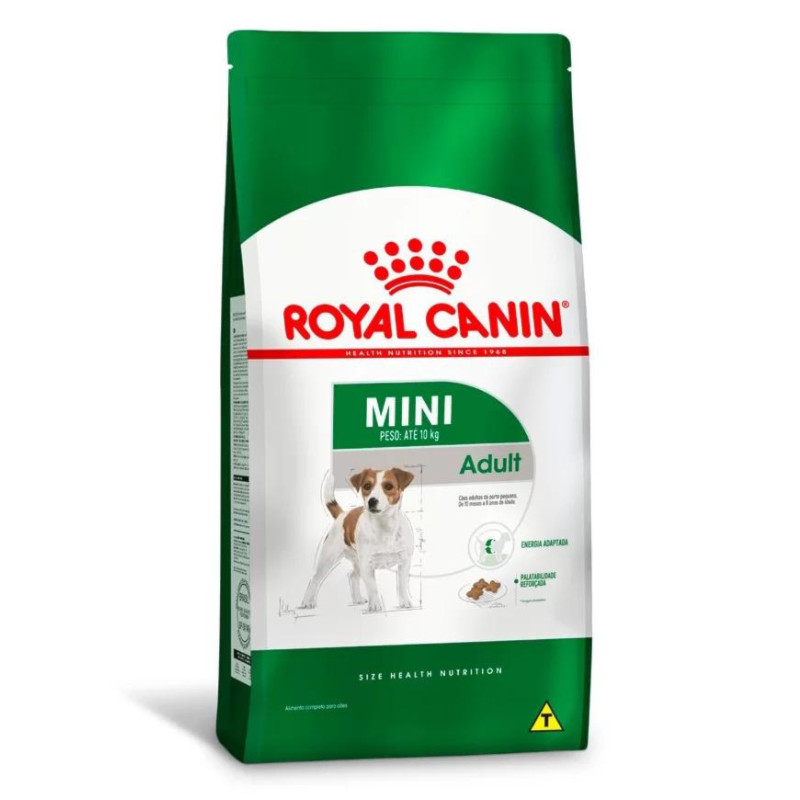 Ração Royal Canin Mini Adult Cães Adultos de Raças Pequenas 2,5kg em Oferta na Shopee