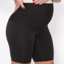 Bermuda Gestante Maternidade Cos Alto Suporte para Barriga Com forro BLACKOUT.. em Oferta na Shopee