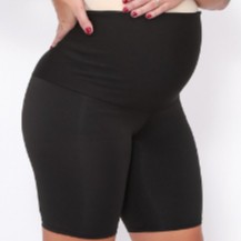 Bermuda Gestante Maternidade Cos Alto Suporte para Barriga Com forro BLACKOUT.. em Oferta na Shopee