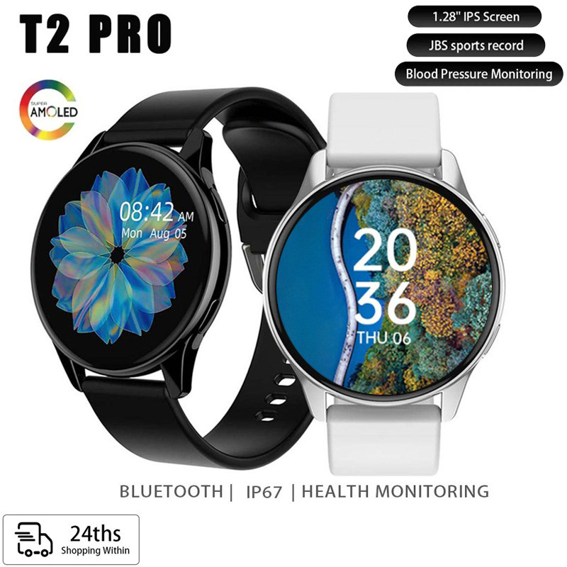 Smartwatch Galaxy watch Active 2 Tela De Toque Completa T2 Pro Relógio Inteligente bluetoo...