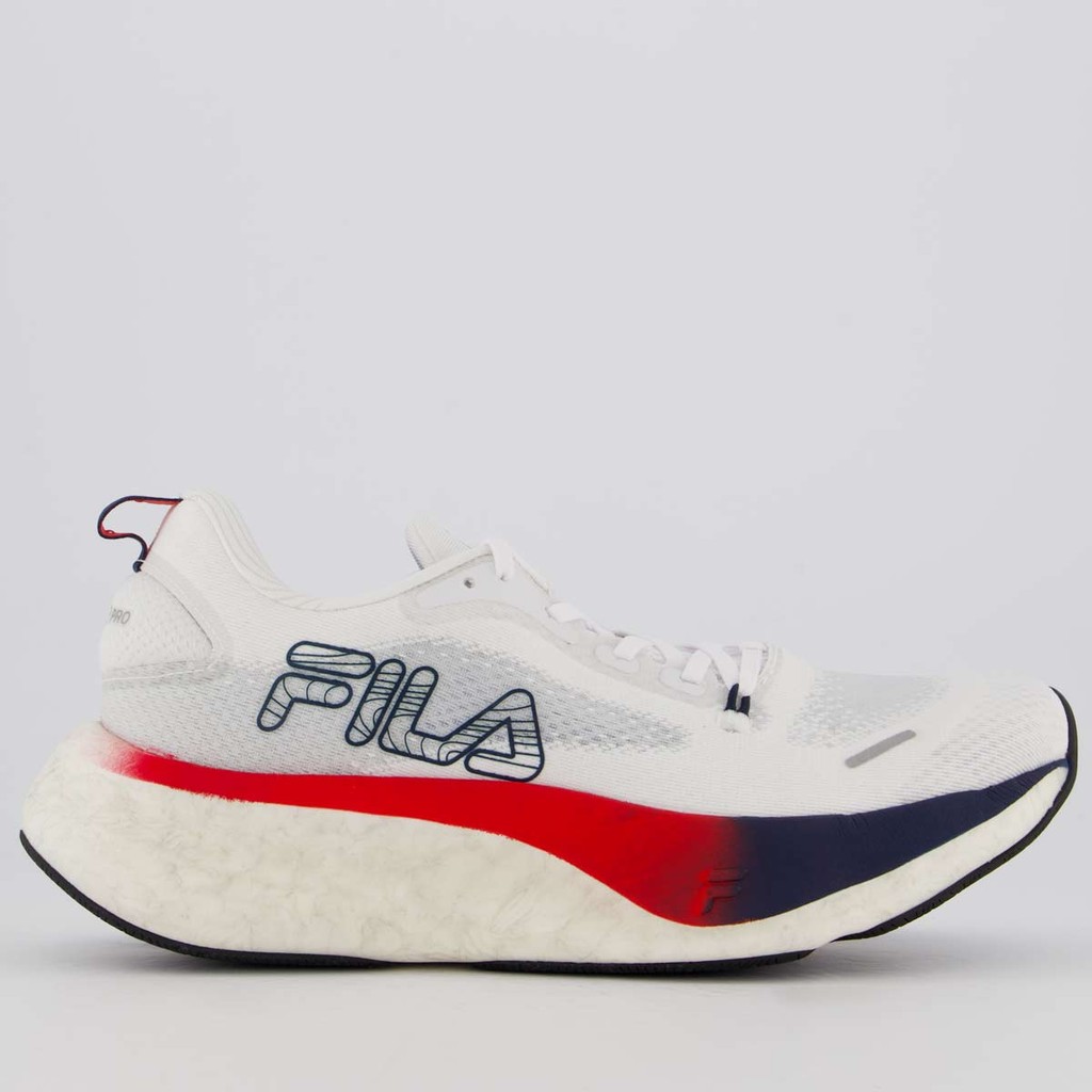 Tênis Fila Float Maxxi 2 Pro Branco e Marinho - Men Shoes