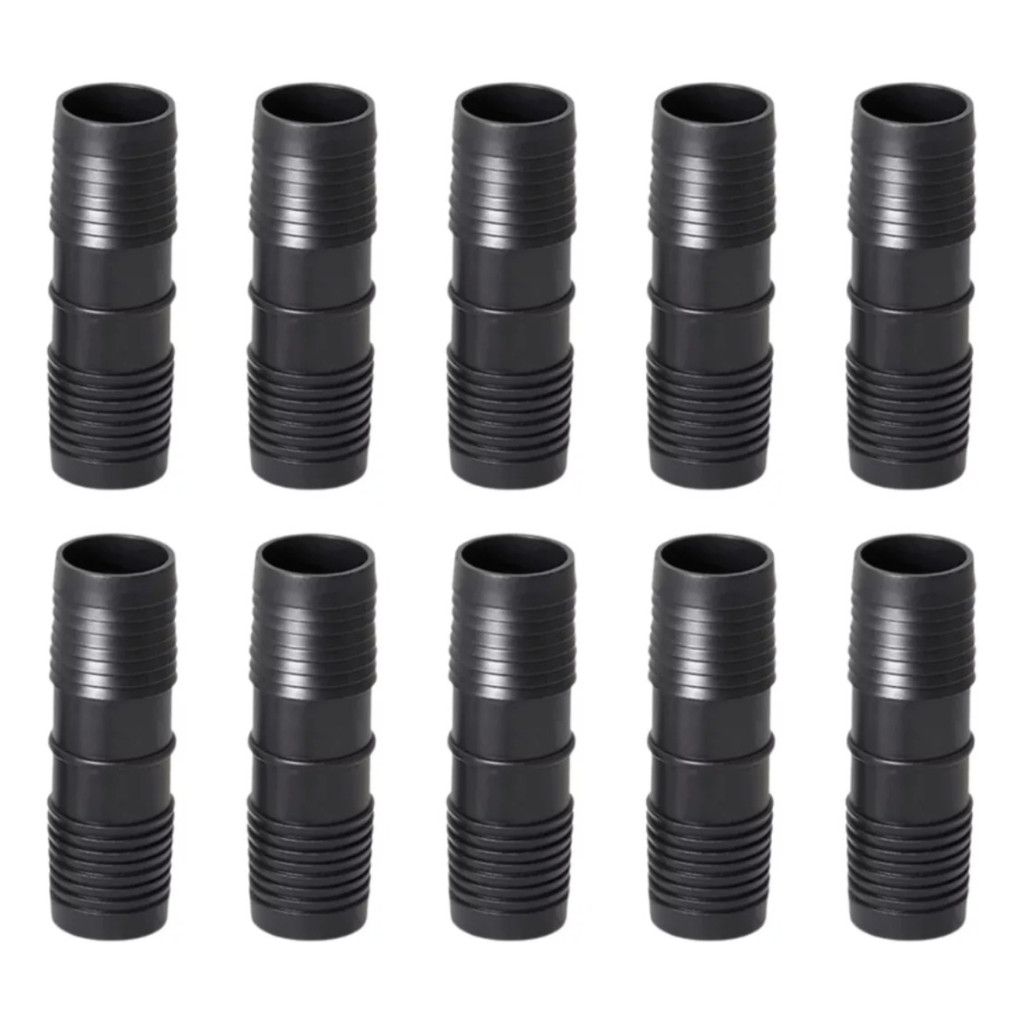 Kit União Interno Preto 1/2" Polegada - 10 Unidades Reboucas em Oferta na Shopee
