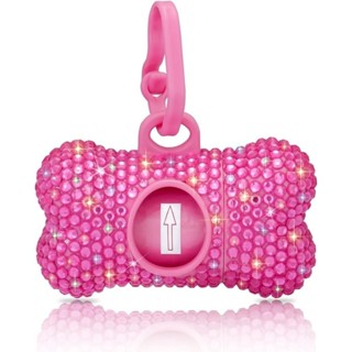 Porta Saquinho CataCoco Formato De Ossinho Com Brilho E 1 Rolinho De Saquinho em Oferta na Shopee