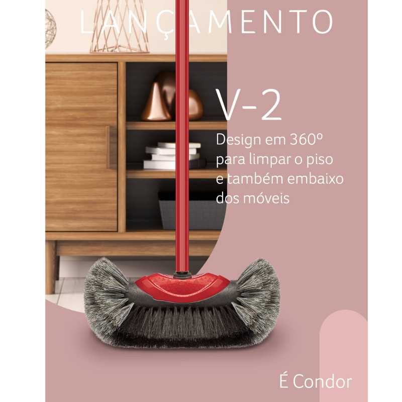 Vassoura Pelo Bola Crina Natural COM E SEM CABO PISOS PORCELANATOS LAMINADOS VINILICO TETO