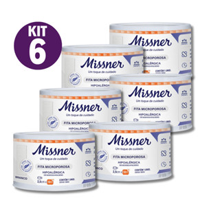 Fita Cirúrgica Micropore Hipoalérgica Discreta Branca Missner 2,5cmX10m - 6 Unidades em Oferta na Shopee