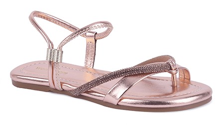 Sandália Infantil Feminina Worldcolors Liz - Bronze em Oferta na Shopee