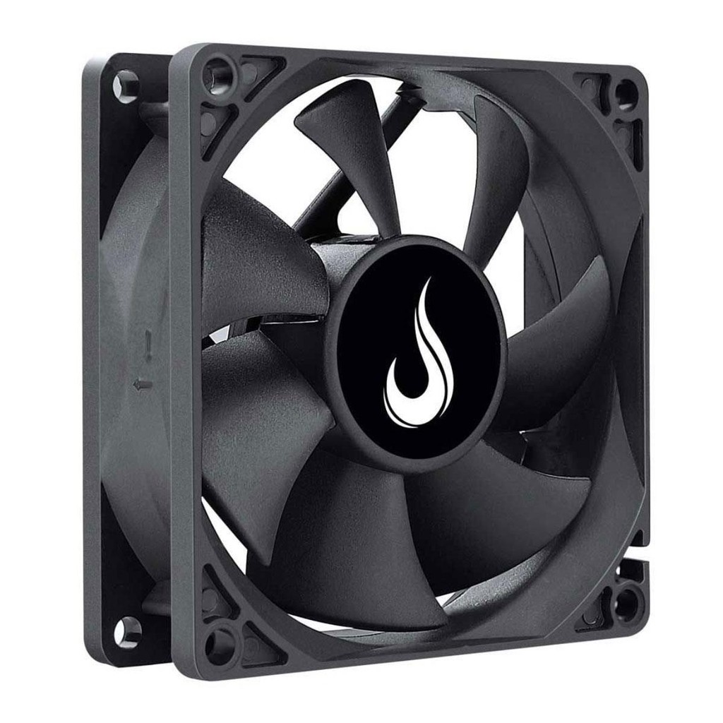 Cooler 80mm Rise Mode - 1500 RPM - 12v - Preto - RM-BK-02-FB