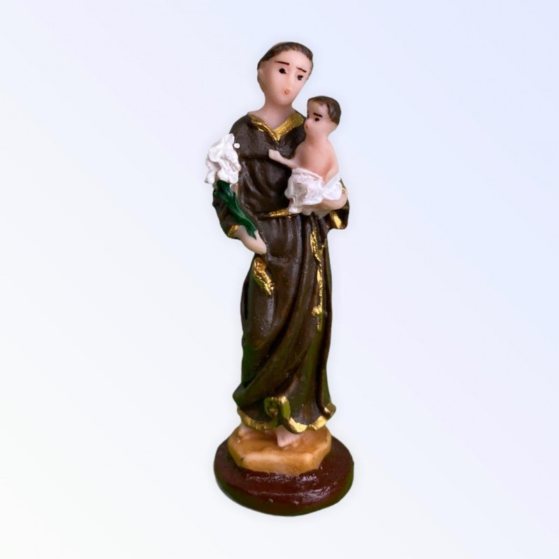 Escultura Santo Antônio 8 cm em Resina