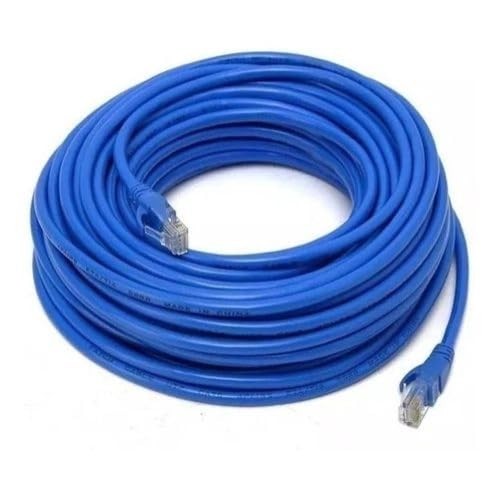 Cabo de Rede Ethernet RJ45 Cat5e Patch Cord 30m para Roteadores, PCs, Consoles, Switches e Modems