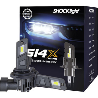 Lâmpada Led Shocklight S14x S14 X Nano Hb4 5000 Lumens 6500k em Oferta na Shopee
