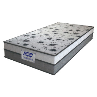 Colchão Solteiro Espuma D33 Fort 88x188x21cm Cinza/Branco Gazin  - Suporta até 150kg por Pessoa em Oferta na Shopee