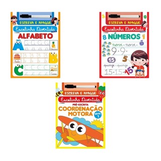 Combo Escolinha Divertida Especial - Kit com 3 Livros em Oferta na Shopee