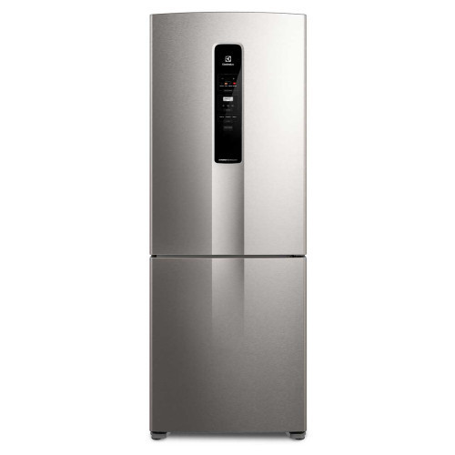 Geladeira Frost Free 490L Efficient com AutoSense Inverse Inox Look IB7S Electrolux