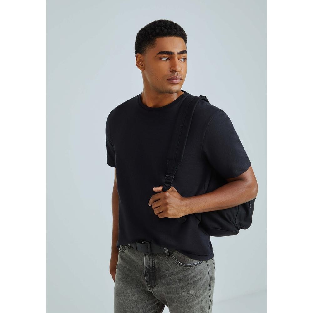 Camiseta Masculina Comfort Em Malha Flamê Hering em Oferta na Shopee