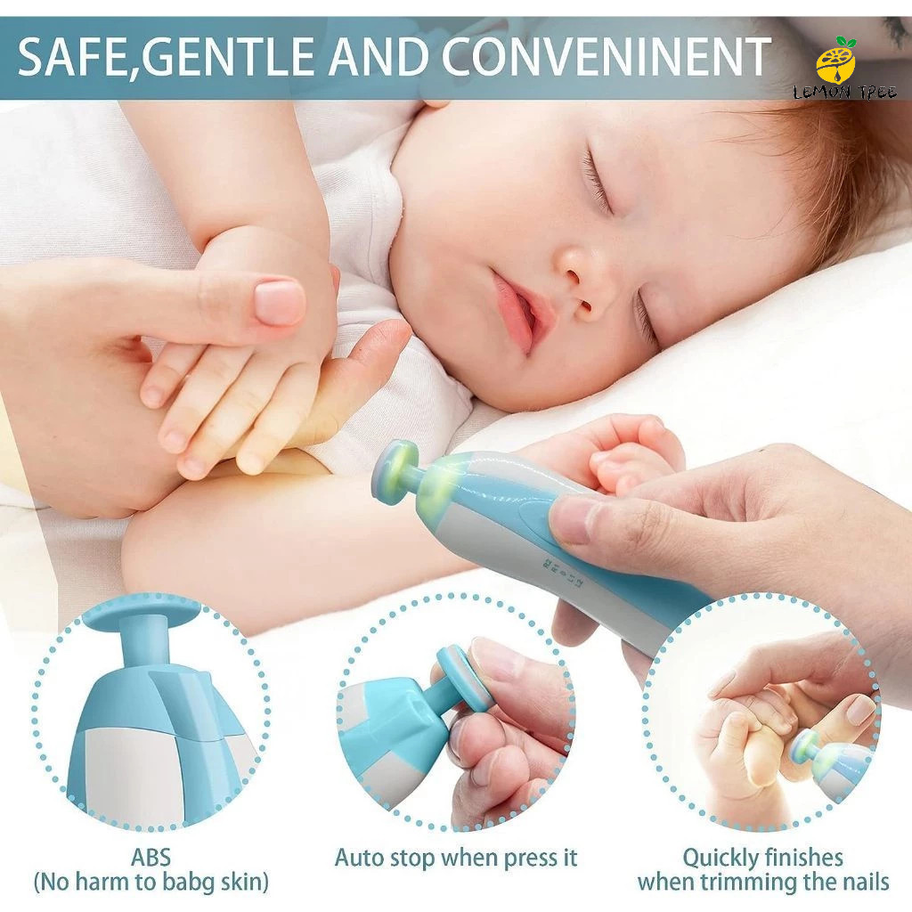 Cortador Aparador De Unha Elétrico Lixa Bebê Infantil