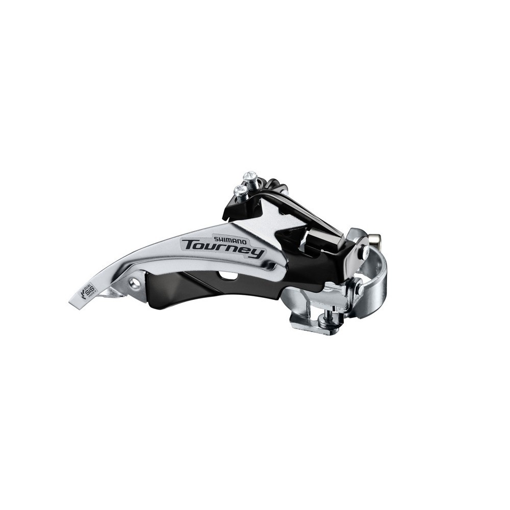 CÂMBIO DIANTEIRO SHIMANO TOURNEY FD-TY500 TS6 DUAL PULL 3X7V - ABRAÇADEIRA BAIXA - COROAS 42/34/24D em Oferta na Shopee