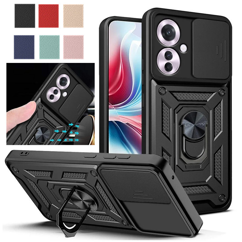 Capa De Proteção Para OPPO Reno 11 5G 10 Pro Reno11 F 11F Da Lente Com Anel Porta Magnético Coque Fundas em Oferta na Shopee