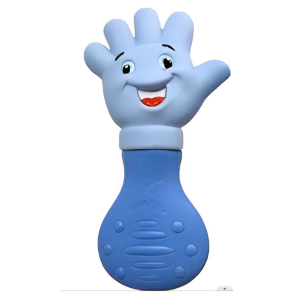 Mordedor Para Bebê Modelo Mãozinha Vila Toy Azul em Oferta na Shopee