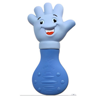 Mordedor Para Bebê Modelo Mãozinha Vila Toy Azul em Oferta na Shopee