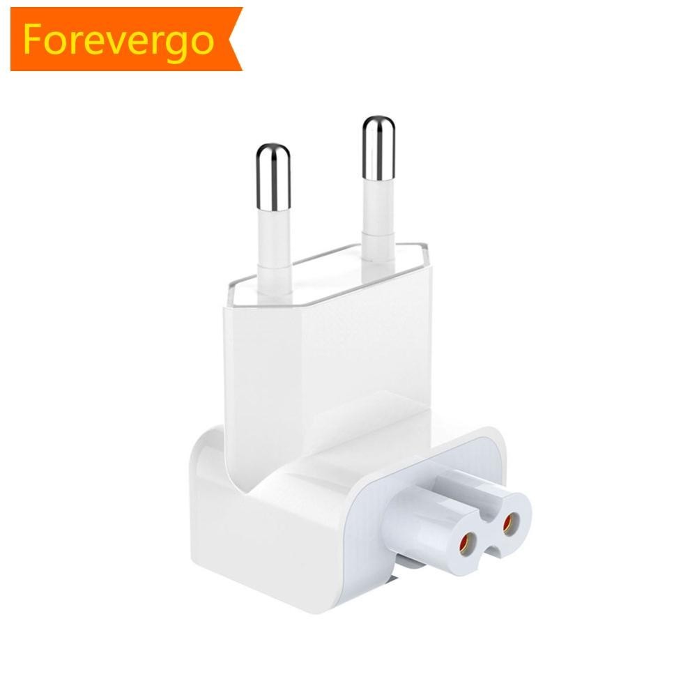 forevergo Wall AC Adaptador De Energia Elétrica Destacável Da Cabeça Do Pato Ue Para Apple iPad iPhone Carregador USB MacBook E9G1