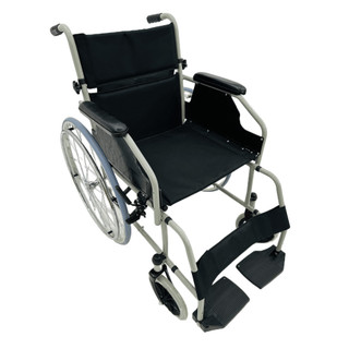 Cadeira de Rodas Manual Dobrável em Aço modelo D100  - Dellamed